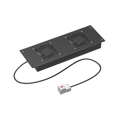 Потолочный модуль 2 вентилятора с термостатом для крыши 600 RAL9005 | R5VSIT6002FTB DKC ДКС