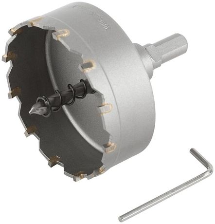 Коронка кольцевая с карбидными вставками профи (для отверстий в нержавеющей стали) 73мм FIT 36856 РОС