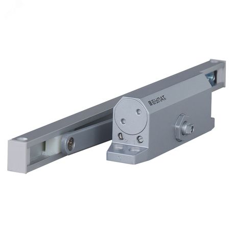 Доводчик дверной БУЛАТ ARCTIC ДД 502/4 AH-S (40-90 кг) серебро со скольз. тягой, морозостойкий - 15376 ПТК