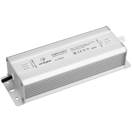 Блок питания ARPV-24150-D (24V, 6.3A, 150W) (ARL, IP67 Металл, 3 года) - 026665 Arlight