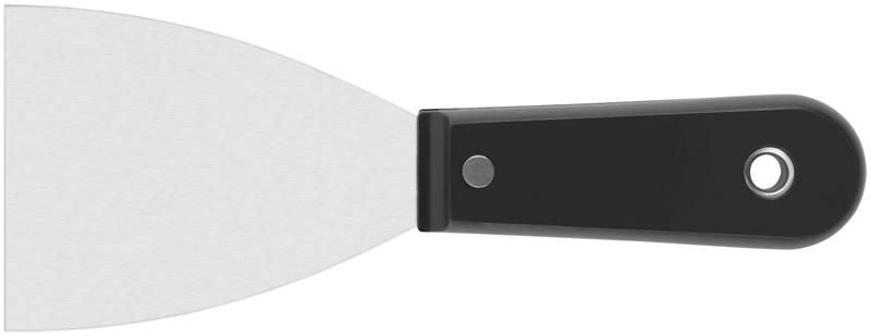 Шпатель полированный с пластиковой ручкой, 75 мм - 06280 РОС