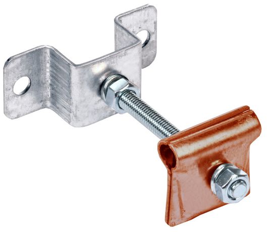 Держатель-зажим соединительный круглого проводника 6-12мм опорный L=100мм медь IEK - ZHC81-50-1-16-100