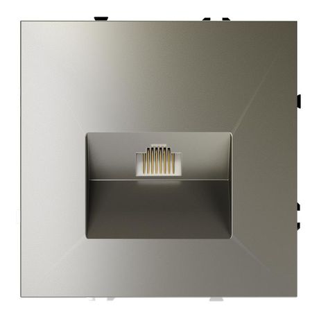Розетка компьютерная 1-м СП S70 RJ45 кат.6 механизм шелк Voltum VLS060104 Voltum арт. VLS060104