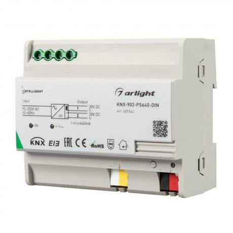 Блок питания шины KNX-902-PS640-DIN (230V, 640mA) INTELLIGENT ARLIGHT | 025542