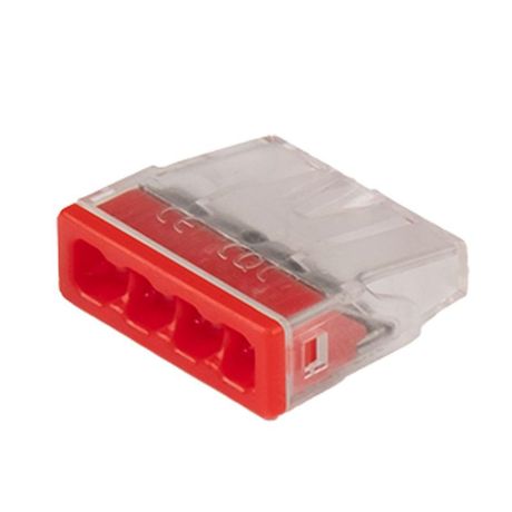 Клемма монтажная нажимного соединения с пастой PTC-4P 2273-244 450V 32A 0,14-4.0mm2 / 50 шт./ |5051157| Jazzway
