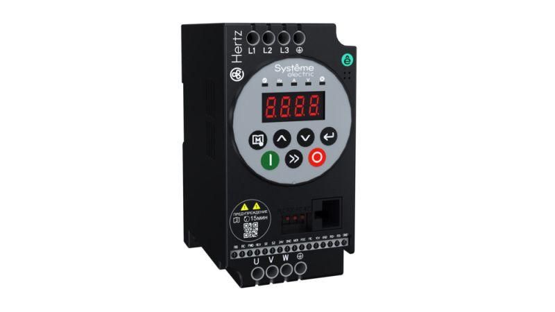 Преобразователь частоты STV050 Hertz 1.5кВт 220В ЭМС С3 + LED панель оператора SE STV050U15M2 APC