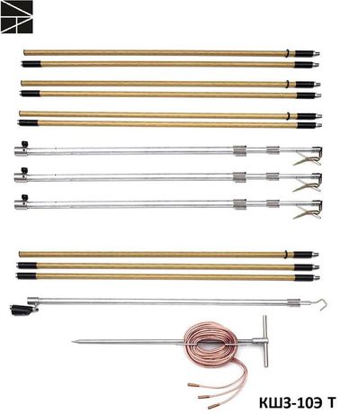 Заземление переносное для воздушных линий КШЗ-10Э Т сечен. 25мм ЭЛЕКТРО ТРЕЙД ET-Z213-T-25