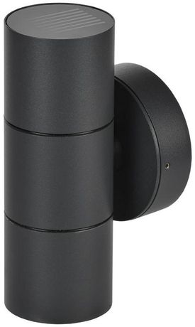 Светильник уличный декоративный для наружного освещения 5113 настенный под лампу 2хGU10 двусторонний IP65 черный - LT-UPU0-5113-GU10-2-K02 IEK
