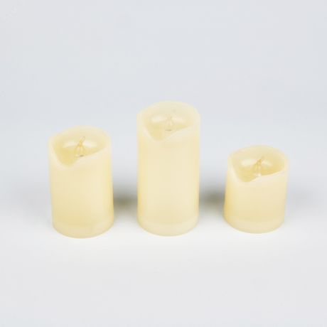 Фигура светодиодная ''Свеча'' на батарейках CR2032 (в/к) ULD-F060 WARM WHITE CANDLE SET3 в составе набора из 3 штук 1 светодиод Теплый белый свет - UL-00008593 Uniel
