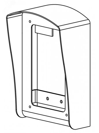 Комплект монтажный для накладного монтажа блоков вызова БВД 406х/БВД 407х/БВД 432NP - MKF-406 VIZIT