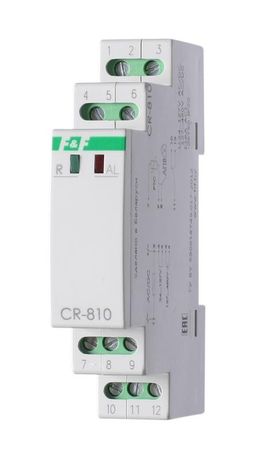 Реле температурное CR-810 (с внешн. термист. датчиками DIN-рейка 230В 16А 1перекл.) F&F EA05.002.001 Евроавтоматика