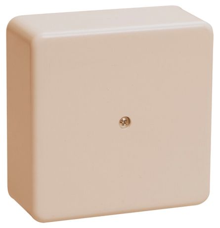Коробка распределительная КМ для о/п 75х75х20мм слоновая кость | UKO10-075-075-020-K32-E IEK