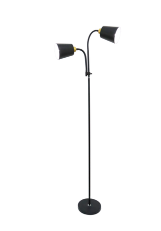 Светильник Ultraflash UF-404 C02 Е27 торшер напольн. черн. 15728