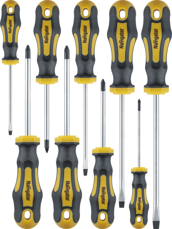 Набор отверток NHT-Ot02-H9 (9шт) Navigator 95269 33341