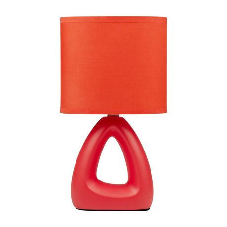 Светильник настольный JH2-01-og E14 IP20 170х100х300мм керамика; ткань; PVC-пластик оранж. JazzWay 5062290