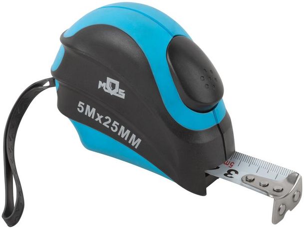 Рулетка Автостоп 5мх25мм MOS 17360М