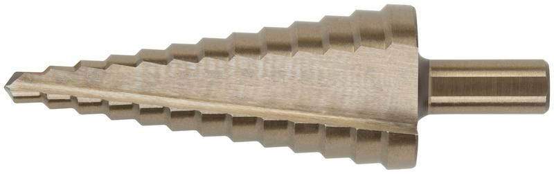 Сверло ступенчатое HSS Co5% ( Р6М5К5 ) по металлу, 13 ступеней, 6-30 мм - 36390 РОС