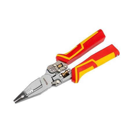 Плоскогубцы многофункциональные диэлектрические с тестером PRO 210мм | KR-12-4656-3 KRANZ