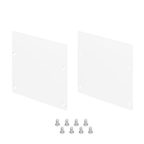 Заглушка LINE-S-7575 WHITE глухая металл (комплект) Arlight 041887