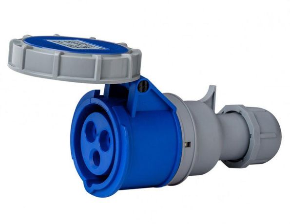 Розетка переносная 2Р+РЕ 32А 220В IP67 РП-103 DEKraft 26137DEK APC