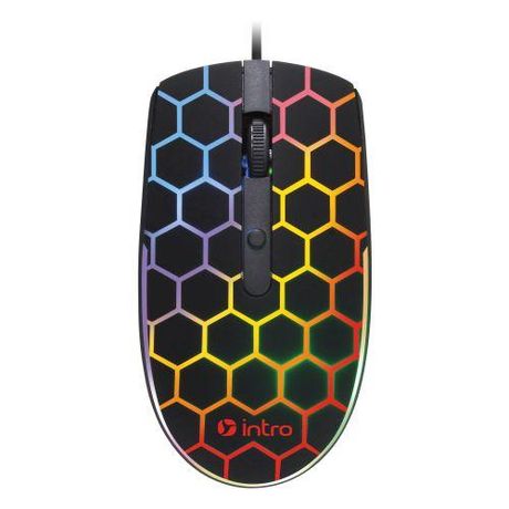 Мышь MG278 игровая проводная 800-3600dpi черн. Intro Б0060196 ЭРА