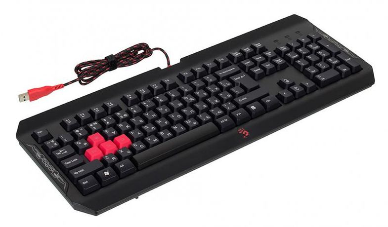 Клавиатура Bloody Q100 черн. USB Multimedia for gamer A4TECH 945258