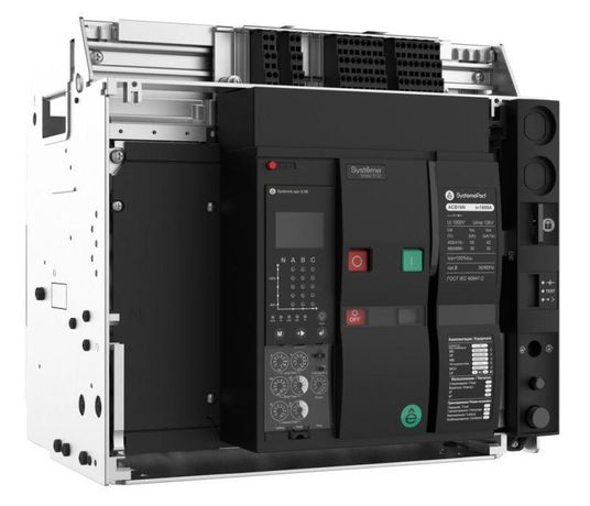 Выключатель автоматический 16N 4п 6.0E выкатн. ГП MCH+MX+XF AC 230В SE SPA16N164DHNN54ERU APC