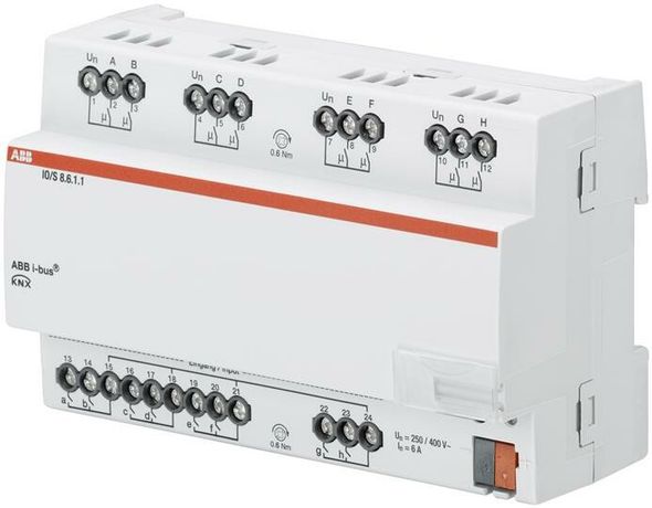 Модуль входа/выхода 8-ми канальный MDRC IO/S 8.6.1.1 - 2CDG110169R0011 ABB