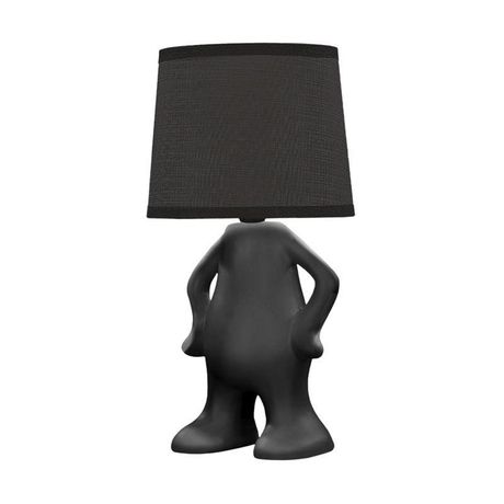 Светильник декоративный Человечек черн. с абажуром E27 Rexant 603-1038 MEET