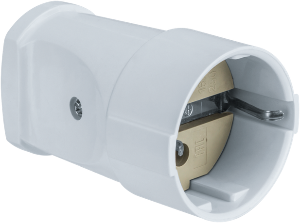 Розетка переносная 61 366 NCA-SК01-16A-E-WH с заземл. бел. Navigator 61366 20647