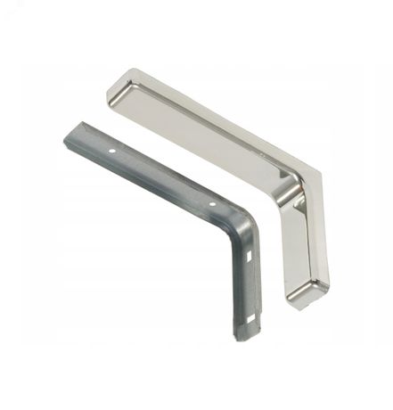 Консоль с декоративной накладкой, 120 мм, хром (1 шт) - накл. 129950 Tech-KREP