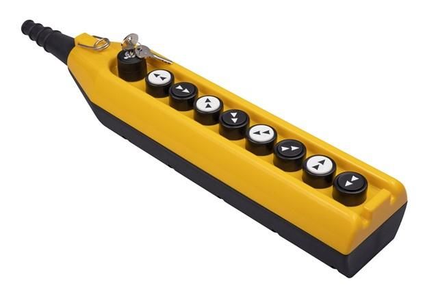 Пульт управления с ключом (1НО+1НЗ)4 группы 2 скорости EMAS PV9AC20C4444