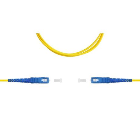 Патч-корд ВО SM(G.652.D), SC/UPC-SC/UPC, 3.0мм, simplex, LSZH, 2м | 09-05073 SUPRLAN Net.on