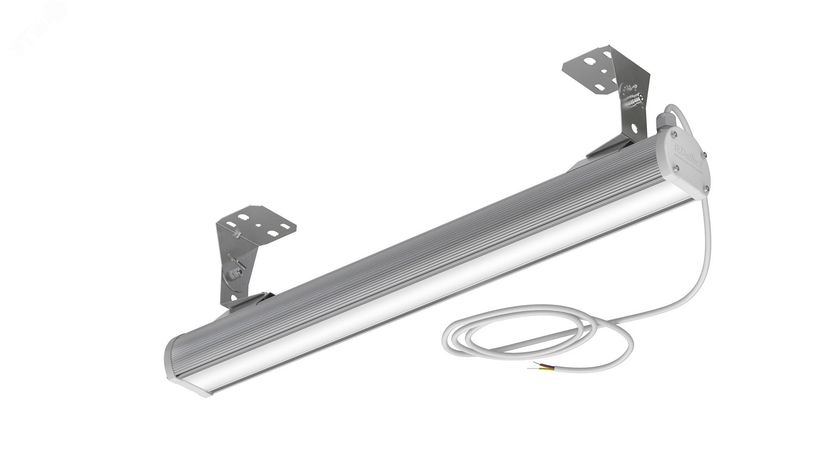 Светильник ДСП-24Вт LED СТРУНА (СПП) 24Вт 2500Лм 5,0К опал IP65 с блоком аварийного питания - LE-СПП-26-024-1006-65Х+LE0274 ЛЕД-Эффект