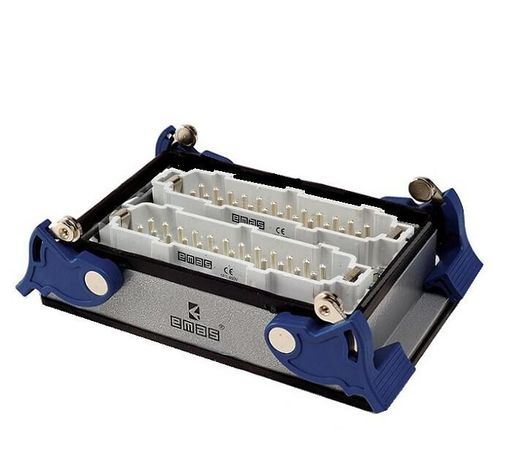 Вилка низкая 4-фиксатора для панели 48п 16А EMAS EBM48FM44
