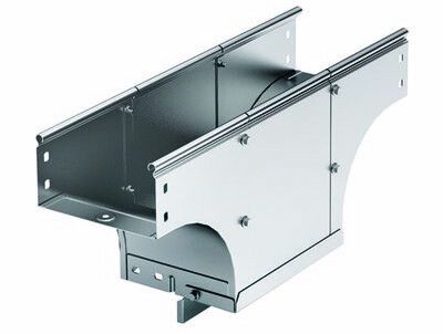 Ответвитель TDS T-образный вертикальный ун. осн.150 H50 в комплекте с крепежными элементами и соединительными пластинами | 37583K DKC ДКС