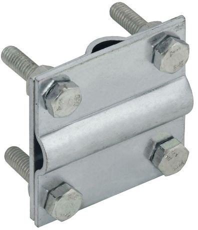 Зажим крестообразный полоса/пруток-полоса/пруток 30/8мм оцинкованная сталь IEK - ZCC13-11-1-08-30