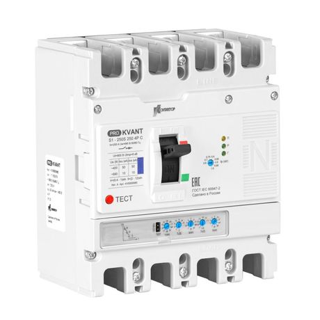Автомат PRO.KVANT S1-100S 4P 100A 50kA C Контактор (Legrand) арт. KV0000964