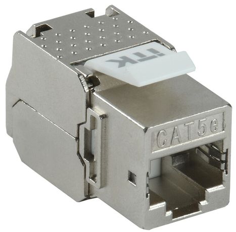 Модуль Keystone Jack кат. 5E STP без инстр. 180 град. | CS1-1C5ES-T2 ITK IEK (ИЭК)