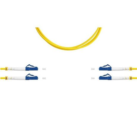 Патч-корд ВО SM(G.652.D), LC/UPC-LC/UPC, 3.0мм, duplex, LSZH, 5м | 09-0655 SUPRLAN Net.on