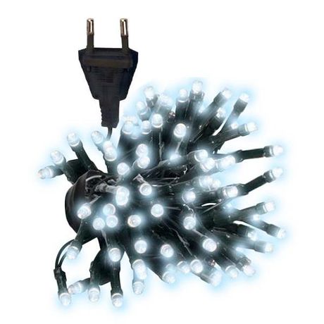 Гирлянда декоративная сетевого подключения AC-G02-80W, 80 бел. LED, 8.8 м., 8 реж., 220В | .5047716 ФАZА ФАЗА