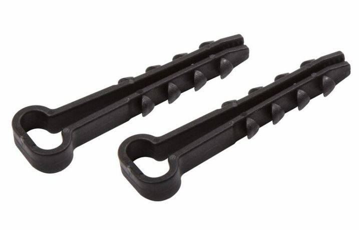 Дюбель-хомут нейлоновый прямоугольный PROconnect 5-10 мм, черный, упаковка 100 шт. | 07-4621 MEET