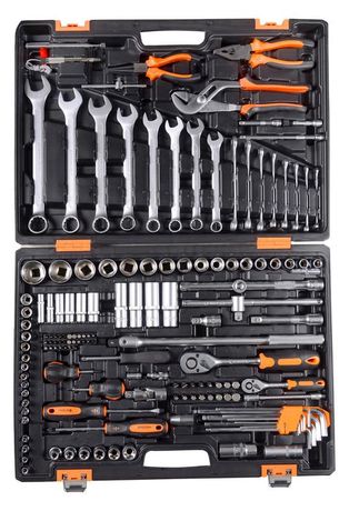 Набор инструментов , 1/2", 1/4", CrV, в кейсе 151 предм | 73/6/7/9 ВИХРЬ