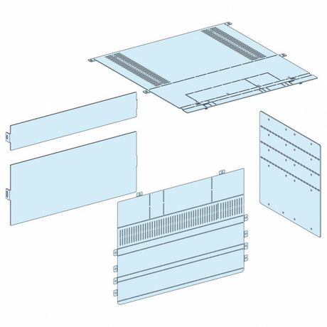 Крышка на заднее присоединение вертикальных стационарных NS1600 Prisma Plus P | 04853 Schneider Electric APC