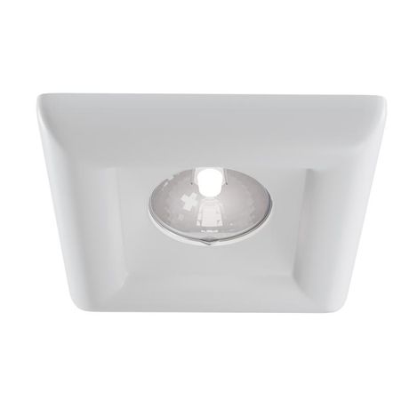 Светильник встраиваемый Gyps Modern 1х35Вт GU10 Maytoni DL007-1-01-W