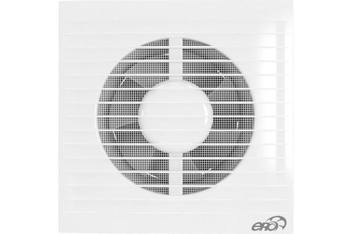 Вентилятор вытяжной осевой с антимоск. сеткой обратным клапаном 150мм бел. ERA E 150 S C ЭРА