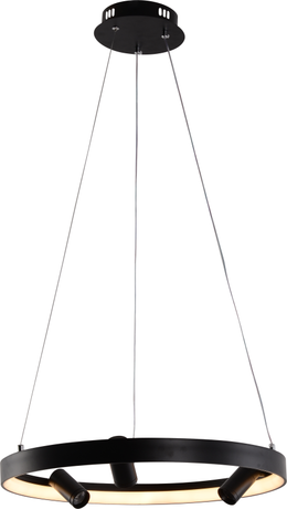 Светильник подвесной (подвес) Selena 6147-101 LED 77 Вт 3000 - 6000 К с пультом | Б0062238 Rivoli ЭРА