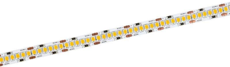 Лента светодиодная 5м SMD2835 240LED/м 22Вт/м IP20 ширина 10мм 24В теплый белый IEK - LSR6-1-240-20-1-05