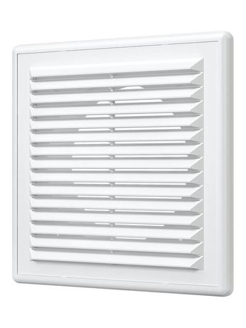 Решетка вентиляционная RF фланец d100 разъемная 150х150 пластик ERA 1515R10F ЭРА