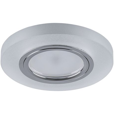Светильник точечный встраиваемый под лампу, с LED подсветкой CD8060 15LED*2835SMD 4000K, MR16 50W G5.3 "круг", белый матовый | 32570 FERON